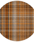 Addison Rugs Plaid Terracotta Washable Indoor-Outdoor Rug