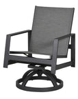 Prism Aluminum Sling Dining Set Table Seats 6-Outdoor Dining Sets-Castelle-LOOMLAN