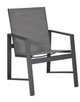 Prism Aluminum Sling Dining Set Table Seats 6-Outdoor Dining Sets-Castelle-LOOMLAN