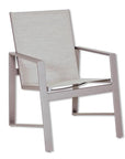 Prism Aluminum Sling Dining Set Table Seats 6-Outdoor Dining Sets-Castelle-LOOMLAN