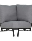 Castelle Prism Sectional Sofa With Firepit Table Set 6PC