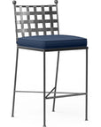 Sunset West Provence Sunbrella Outdoor Bar Stool 2PC