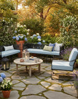 Sunset West Provence Sunbrella Rocking Outdoor Club Chair 2PC