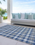 Addison Rugs Quaanor Blue Washable Indoor-Outdoor Rug