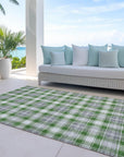 Addison Rugs Quaanor Green Washable Indoor-Outdoor Rug