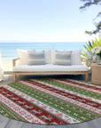 Addison Rugs Quaara Green Washable Indoor-Outdoor Rug
