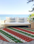 Addison Rugs Quaara Red Washable Indoor-Outdoor Rug