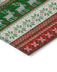 Addison Rugs Quaara Red Washable Indoor-Outdoor Rug
