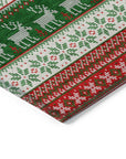 Addison Rugs Quaara Red Washable Indoor-Outdoor Rug