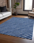 Addison Rugs Quaaris Blue Washable Indoor-Outdoor Rug