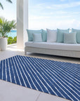 Addison Rugs Quaaris Blue Washable Indoor-Outdoor Rug