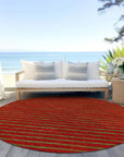 Addison Rugs Quaaris Merlot Washable Indoor-Outdoor Rug