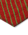 Addison Rugs Quaaris Merlot Washable Indoor-Outdoor Rug