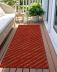 Addison Rugs Quaaris Merlot Washable Indoor-Outdoor Rug