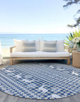 Addison Rugs Quaas Blue Washable Indoor-Outdoor Rug