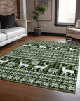 Addison Rugs Quaas Cactus Washable Indoor-Outdoor Rug