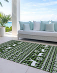 Addison Rugs Quaas Cactus Washable Indoor-Outdoor Rug