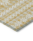 Addison Rugs Quaas Gold Washable Indoor-Outdoor Rug