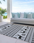 Addison Rugs Quaion Gray Washable Indoor-Outdoor Rug