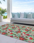 Addison Rugs Quaira Green Washable Indoor-Outdoor Rug