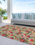 Addison Rugs Quaius Gold Washable Indoor-Outdoor Rug