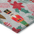 Addison Rugs Quaius Gray Washable Indoor-Outdoor Rug