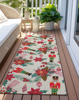 Addison Rugs Quaius Ivory Washable Indoor-Outdoor Rug