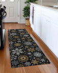 Addison Rugs Quaon Black Washable Indoor-Outdoor Rug