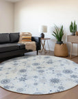 Addison Rugs Quaon Blue Washable Indoor-Outdoor Rug