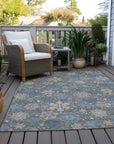 Addison Rugs Quaon Gray Washable Indoor-Outdoor Rug
