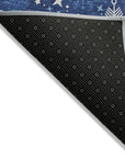 Addison Rugs Quaon Navy Washable Indoor-Outdoor Rug
