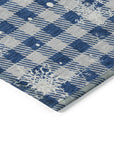 Addison Rugs Quaora Blue Washable Indoor-Outdoor Rug