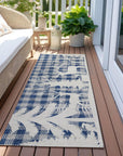 Addison Rugs Quaora Blue Washable Indoor-Outdoor Rug