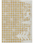 Addison Rugs Quaora Gold Washable Indoor-Outdoor Rug
