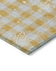 Addison Rugs Quaora Gold Washable Indoor-Outdoor Rug