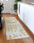 Addison Rugs Quaora Gold Washable Indoor-Outdoor Rug