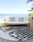 Addison Rugs Quaora Gray Washable Indoor-Outdoor Rug
