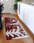 Addison Rugs Quaora Red Washable Indoor-Outdoor Rug