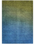 Addison Rugs Quiet Current Olive Washable Indoor-Outdoor Rug
