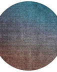 Addison Rugs Quiet Current Teal Washable Indoor-Outdoor Rug