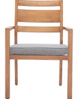 Zuo Modern Rader Olefin Fabric Outdoor Dining Chair 2PC