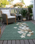 Addison Rugs Raeain Blue Washable Indoor-Outdoor Rug