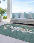 Addison Rugs Raeain Blue Washable Indoor-Outdoor Rug