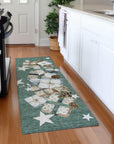 Addison Rugs Raeain Blue Washable Indoor-Outdoor Rug