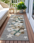 Addison Rugs Raeain Gray Washable Indoor-Outdoor Rug