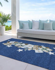 Addison Rugs Raeain Navy Washable Indoor-Outdoor Rug