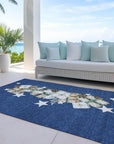 Addison Rugs Raeain Navy Washable Indoor-Outdoor Rug