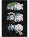 Raeanor Black Washable Indoor-Outdoor Rug