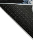Raeanor Black Washable Indoor-Outdoor Rug