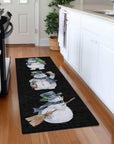 Raeanor Black Washable Indoor-Outdoor Rug